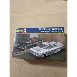 Revell 59 Chevy Impala Hardtop Custom 2 N 1 Model Kit Sealed box